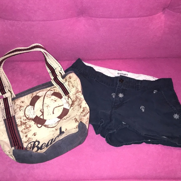 Shorts & Tote Nautical Bundle - Picture 1 of 7